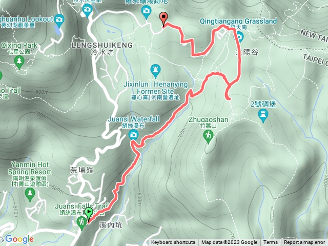 絹絲瀑布步道步道