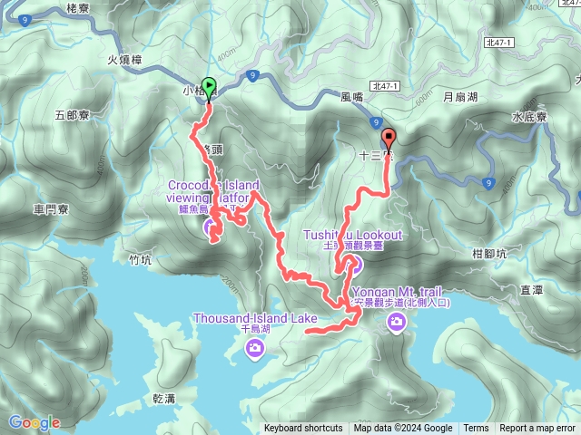 石碇鱷魚島土虱頭八卦茶園預覽圖