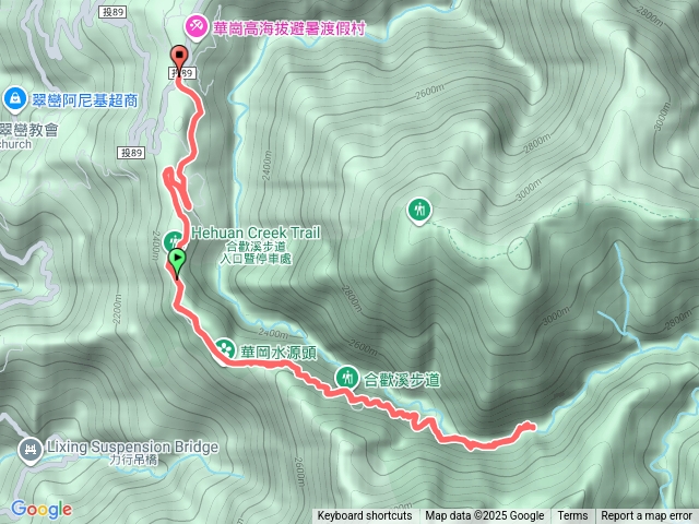 合歡溪步道預覽圖