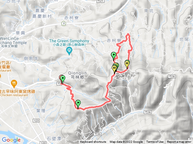 20220205 石碧潭山走飛鳳園O型