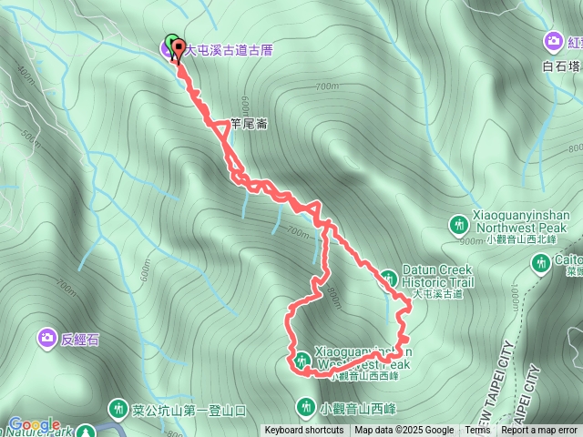 大屯溪古道清風崙O型