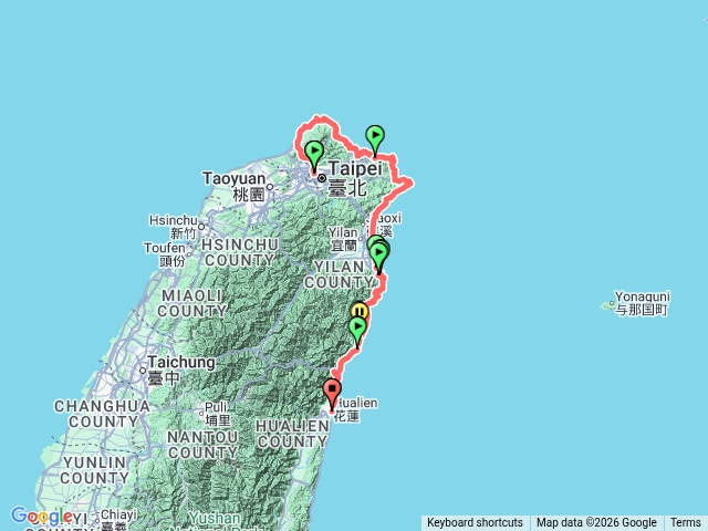 2026-05-06騎機車環島（第一天）預覽圖