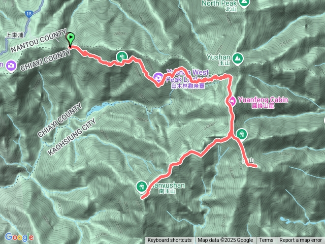 南玉山、東小南