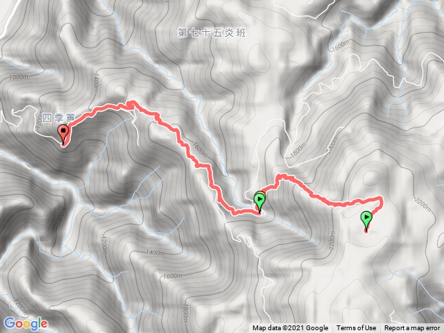 加羅湖至第二道四季紅色柵欄
