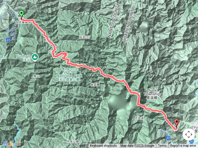 清代八通關古道(伊波克、公山、阿波蘭池、阿不郎、阿桑來戛)[高階探勘艱難地形]Qing Batongguan Ancient Trail