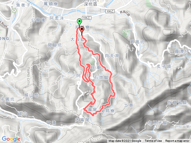 深坑大崎嶺古道、石觀音古道、南邦寮古道、石媽祖古道連走