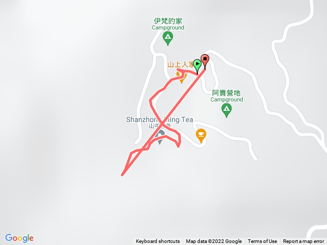 鵝公髻山山上人家登山口