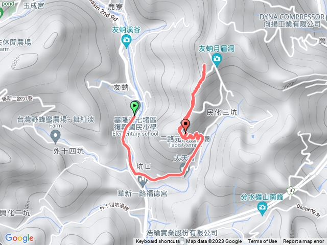 友蚋月眉洞步道