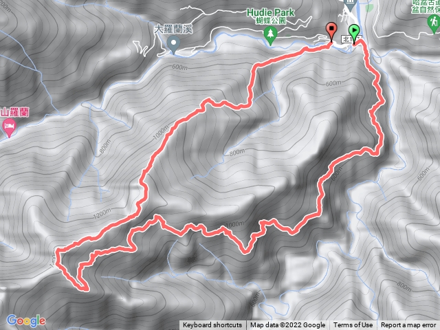 福巴越嶺古道（檜山、山車廣山）O走