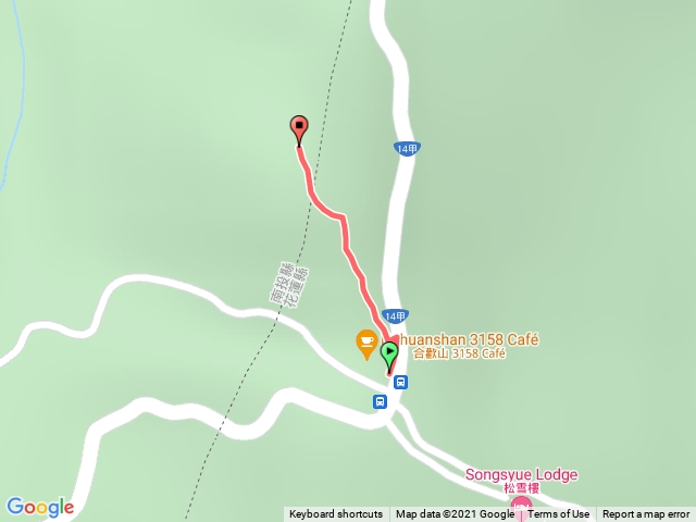 合歡尖山之半路暫停忘了開始