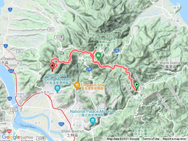 陽明山東西大縱走活動