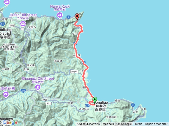 台2線徒步，雙龍縱走