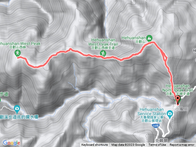 合歡山北西峰