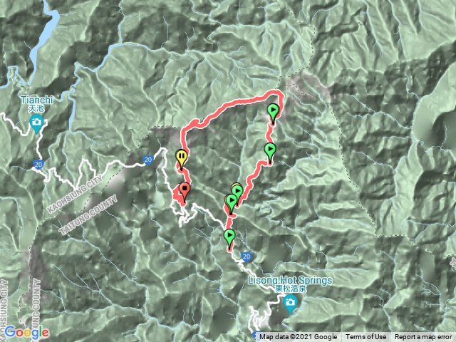 戒茂斯上嘉明湖下向陽登山口O型三日