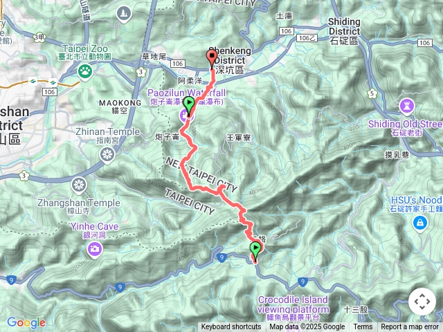 二格山至深坑