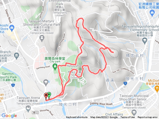 虎頭山龜崙口五分山