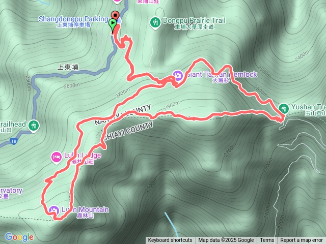 麟趾山及鹿林山