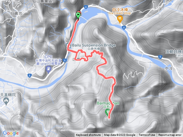 2023/03/19白毛山小歐型路線