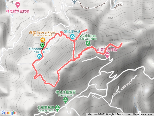 五指山一線天o型