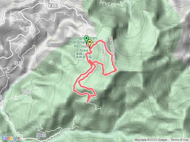 東眼山自導式步道-親子峰-石化區