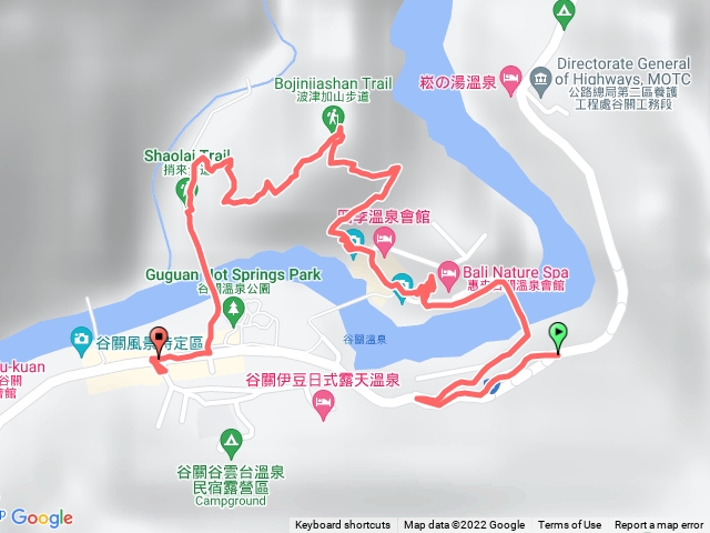 谷關溫泉隻