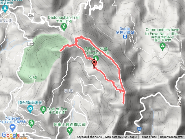 頂湖➡️芙蓉山➡️大凍山➡️霹靂山