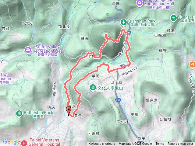 天母紗帽山亂走O繞