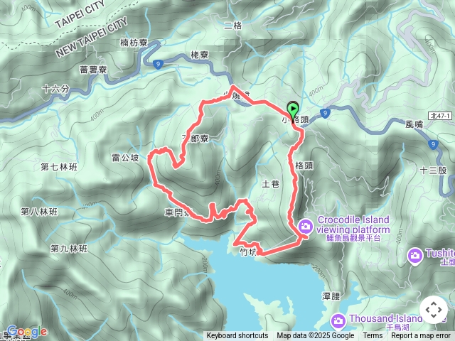 小格頭獅頭山-鱷魚島-雷公埤山-二格公園預覽圖