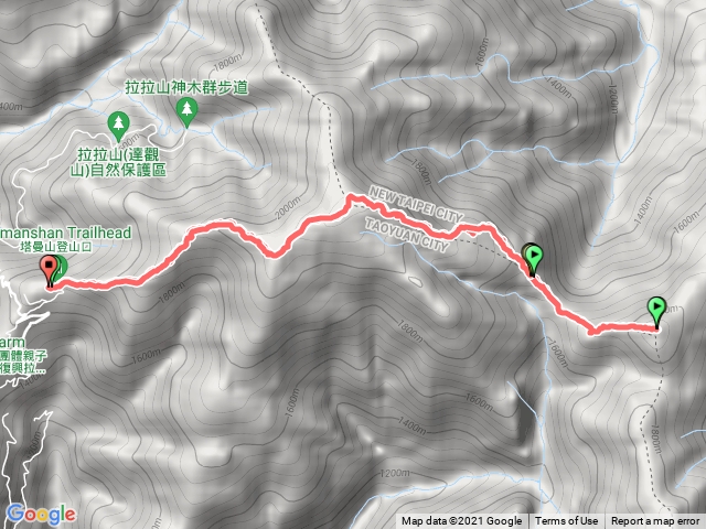 2021/05/15塔曼山+玫瑰魔西山-來回