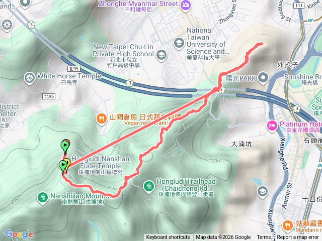 烘爐地到外挖子山
