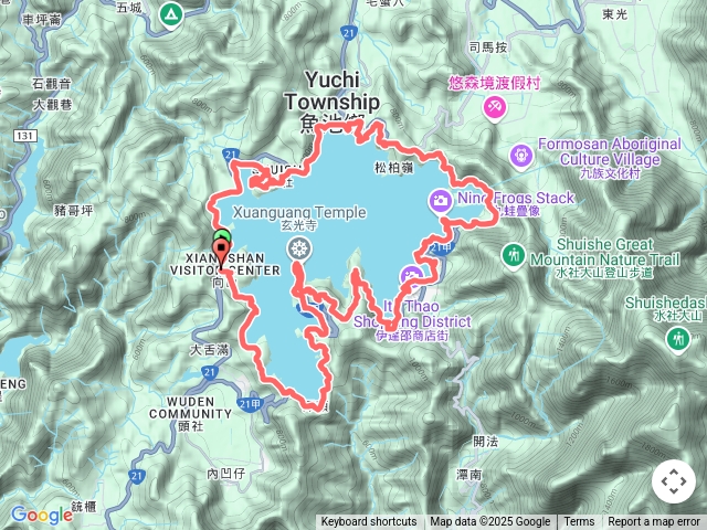 日月潭環湖健行