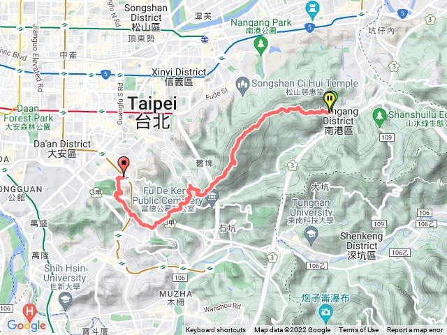 台北大縱走第六段