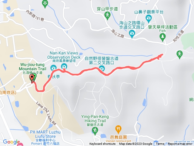 五酒桶山森林浴步道