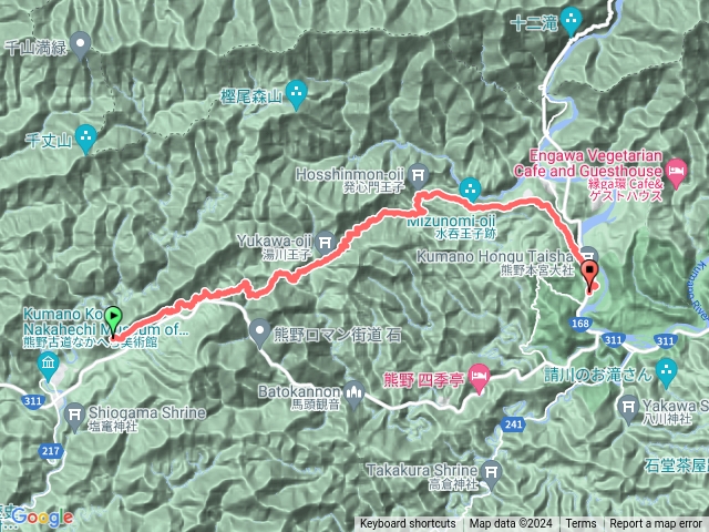 熊野古道中邊路day2 近露-熊野本宮大社