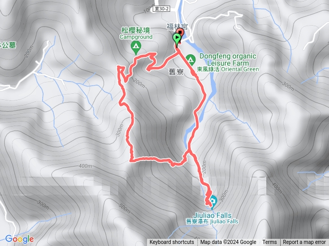 舊寮西峰及舊寮瀑布O行