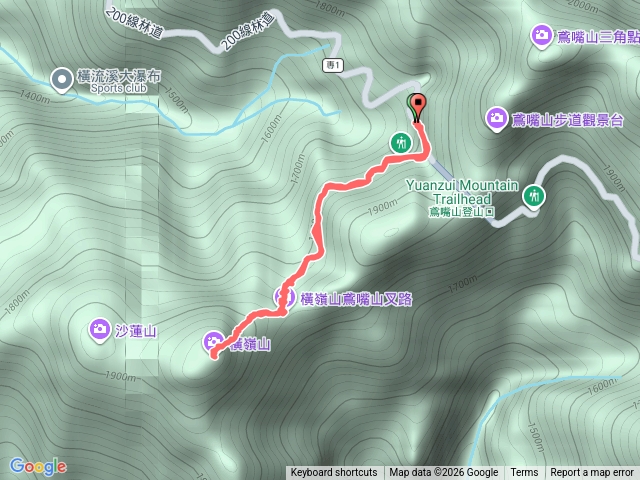 台中 和平 橫嶺山自然步道預覽圖