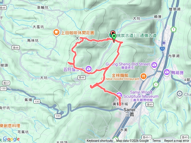 挑碳古道，慈濟山，大坑尾山預覽圖