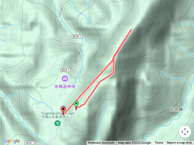 月眉山南側登山口