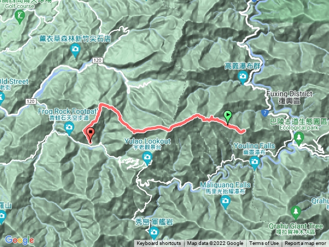 李棟山東西大縱走（馬望僧侶山－泰平山－李棟山－大混山－牛欄坑山－凌空廊道－煤源山－那羅山）