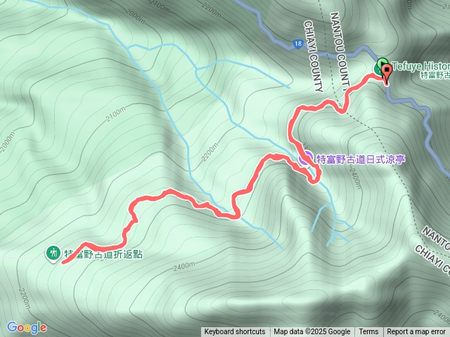 特富野古道（自忠至12號橋3.7K折返）