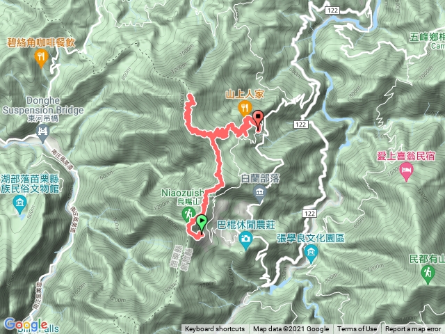 鳥嘴山鵝公髻山縱走