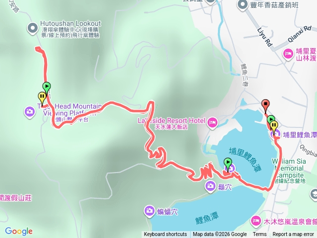 鯉魚潭虎頭山散策預覽圖