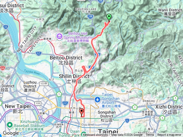 陽明山絹絲瀑布