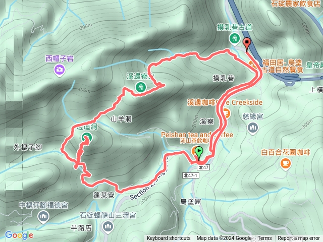 溪邊寮山－逍遙洞－山羊洞O型預覽圖