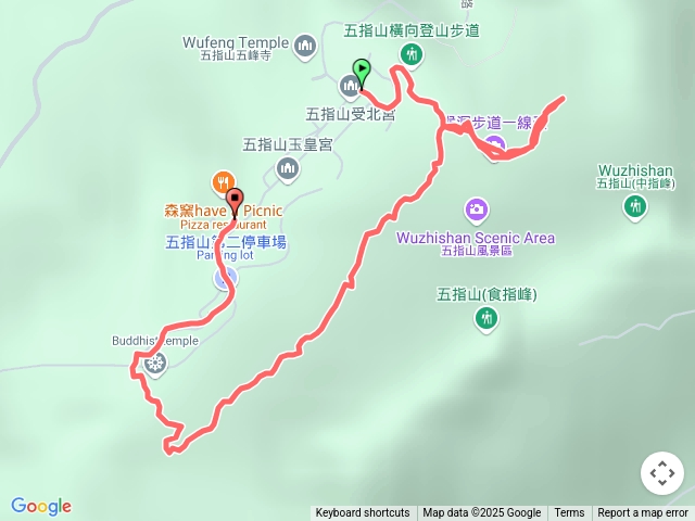 五指山橫向猴洞步道一線天