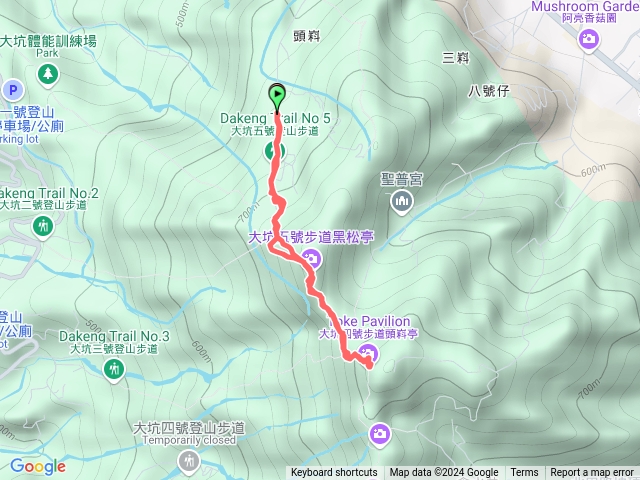 小百岳大坑頭嵙山步道20241119