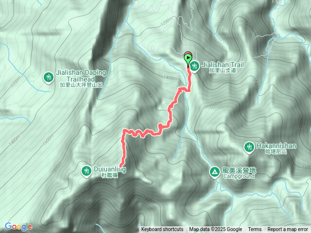 加里山鹿場登山口來回