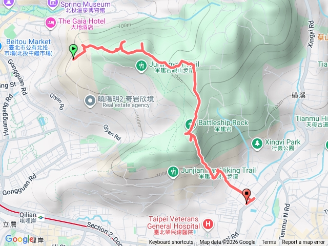 軍艦岩親山步道