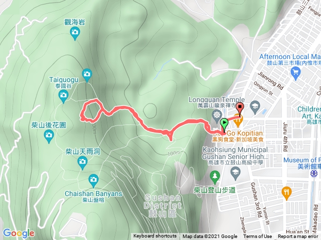 北柴山，龍谷