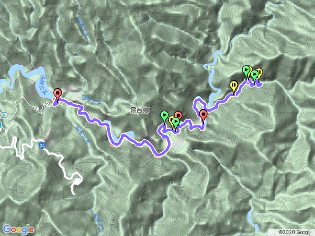 步行哈尤溪(原地折返)